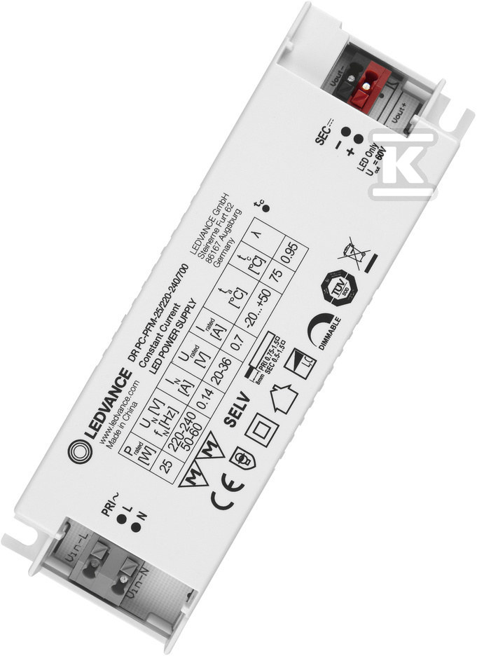 Zasilacz DR PC-PFM-25W 220-240V - 4058075239852